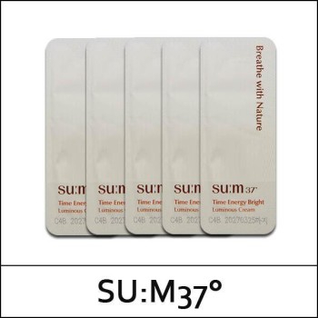 [SU:M37°] SUM (sg) Time Energy Bright Luminous Cream 1ml*60ea(Total 60ml) / (sgL) 16(55)/66(06)03(12) / 8,600 won(R)