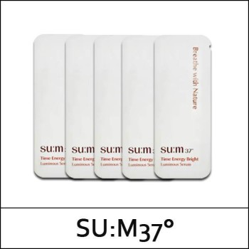 [SU:M37°] SUM (sg) Time Energy Bright Luminous Serum 1ml*60ea(Total 60ml) / (sgL) 16(55) / 66(06)35(12) / 8,900 won(R)