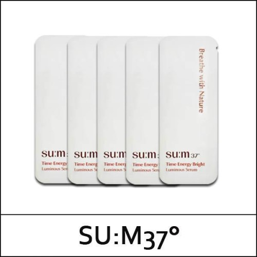 [SU:M37°] SUM (sg) Time Energy Bright Luminous Serum 1ml*60ea(Total 60ml) / (sgL) 16(55) / 66(06)35(12) / 8,900 won(R)