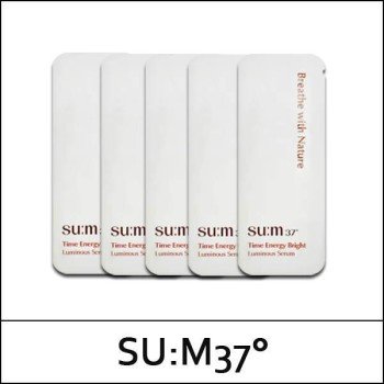 [SU:M37°] SUM (sg) Time Energy Bright Luminous Serum 1ml*60ea(Total 60ml) / (sgL) 16(55) / 66(06)35(12) / 8,900 won(R) / S