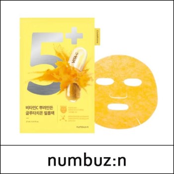 [numbuz:n] (bo) No.5 Vitamin Spotlight Sheet Mask (27ml*4ea) 1 Pack  / 0615(8) / 6,900 won()