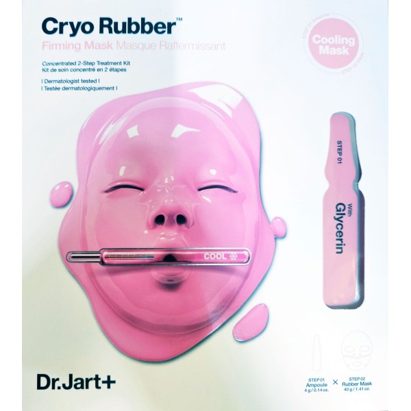 [Dr. Jart+] ★ Sale 45% ★ (bo) Cryo Rubber Firming Mask (40g+4g) 1 Pack / Masque Raffermissant / 28/5801(12) / 17,000 won(12) / S