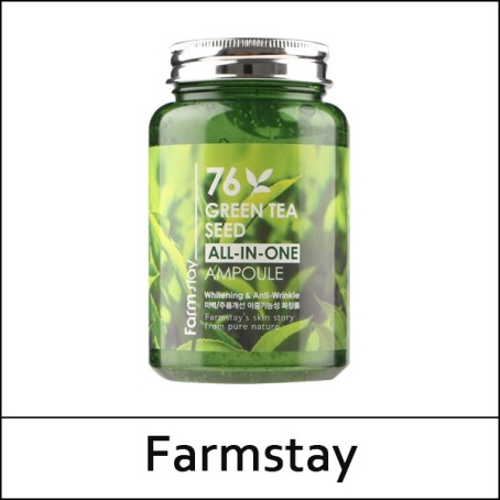[Farmstay] (a) 76 Green Tea Seed All in One Ampoule 250ml / (b) / 65/9403(4) / 6,400 won(R)