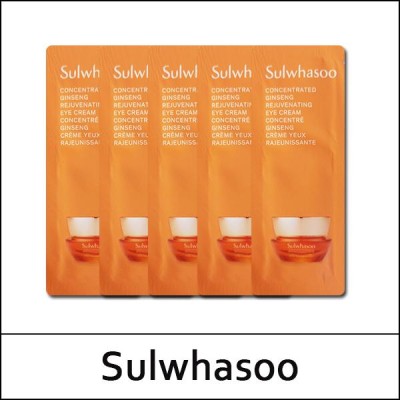 [Sulwhasoo] (sg) Concentrated Ginseng Rejuvenating Eye Cream 1ml*12ea(Total 12ml)  / 자음생 아이크림 / (sgL) 05(54) / 16(55)50(40) / 9,200 won(R)