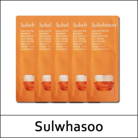 [Sulwhasoo] (sg) Concentrated Ginseng Rejuvenating Eye Cream 1ml*12ea(Total 12ml)  / 자음생 아이크림 / (sgL) 05(54) / 16(55)45(60) / 8,900 won(R) / S