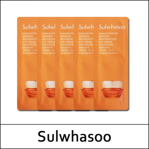 [Sulwhasoo] (sg) Concentrated Ginseng Rejuvenating Eye Cream 1ml*12ea(Total 12ml)  / 자음생 아이크림 / (sgL) 05(54) / 16(55)50(40) / 9,200 won(R)