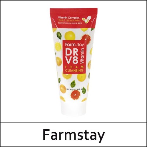[Farmstay] (a) DR-V8 Vitamin Foam Cleansing 100ml / 1199(10) / 1,100 won(R) / S