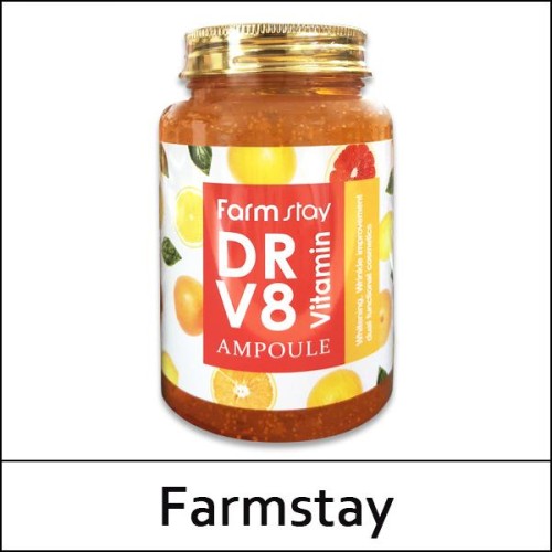 [Farmstay] (a) DR-V8 Vitamin Ampoule 250ml / EXP 2026.06 / 9499(4) / 2,000 won(R)