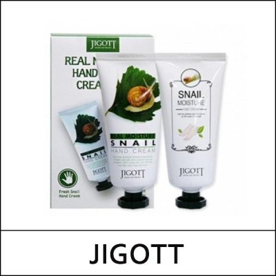 [JIGOTT] (a) Real Moisture Hand & Foot Cream Set (100ml+100ml) 1 Pack / 41/5105(6) / 2,300 won(R)