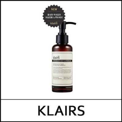 [Klairs] ★ Sale 50% ★ (hp) Gentle Black Deep Cleansing Oil 150ml / (bo) 601 / (cu) 51/61(8R)50 / 30,000 won()
