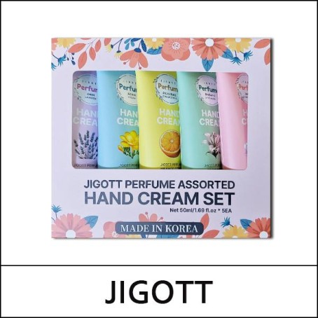 [JIGOTT] (a) Perfume Assorted Hand Cream Set (50ml*5ea) 1 Pack / Box 60 / 73/3345(6) / 4,800 won(R)