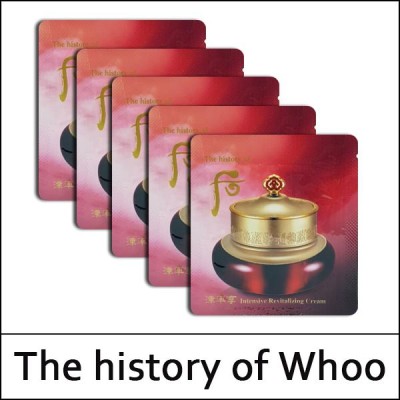 [The History Of Whoo] (sg) Jinyulhyang Intensive Revitalizing Cream 1ml*120ea(Total 120ml) / 진율고 / (sgL) 781(71)/341(31)06(7) / 22,900 won(R)