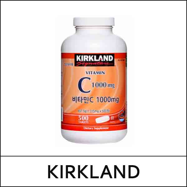 [KIRKLAND] (hp) Vitamin C 1000mg(500 tablets) / 71/85115(0.85) / 18,100 won(R)