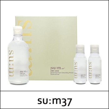 [SU:M37°] SUM ★ Sale 60% ★ (sg) Skin Saver Essential Pure Cleansing Water Special Set (400ml+100ml+100ml) / (n) 431 / 631(321)/41(0.8R)43 / 41,000 won(0.8)