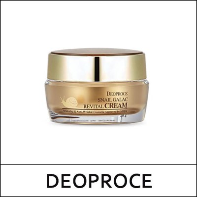 [DEOPROCE] (ov) Snail Galac Revital Cream 50g / Box / 68/2802(7) / 9,800 won(R)
