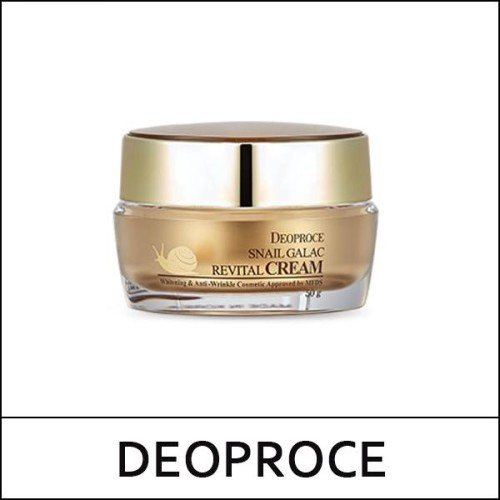 [DEOPROCE] (ov) Snail Galac Revital Cream 50g / Box / 68/2802(7) / 9,800 won(R)