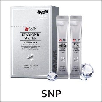 [SNP] (bo) Diamond Water Sleeping Pack (4ml*20ea) 1 Pack / Box 30 / (j) (06)6615(13) / 7,600 won(R)