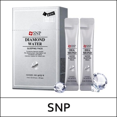 [SNP] (bo) Diamond Water Sleeping Pack (4ml*20ea) 1 Pack / Box 30 / (j) (06)6615(13) / 7,600 won(R)