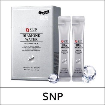 [SNP] (bo) Diamond Water Sleeping Pack (4ml*20ea) 1 Pack / Box 30 / (j) (06)6615(13) / 7,600 won(R)
