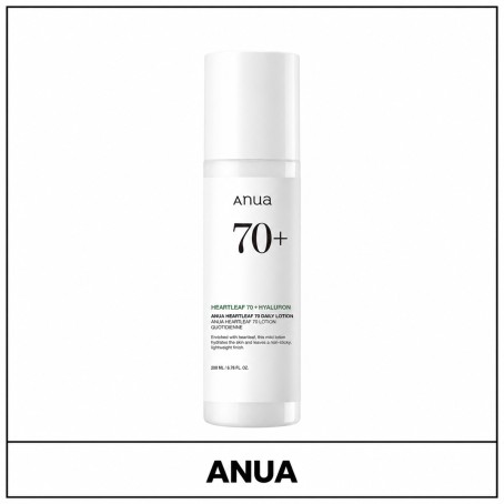 [ANUA] ★ Sale 41% ★ (b) Heartleaf 70% Daily Lotion 200ml / Box 54 / (bo) 451 / 751/361(6R)59 / 28,000 won(6)