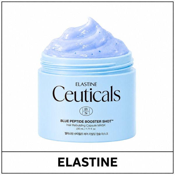 [ELASTINE] ★ Sale 5% ★ (oy) Ceuticals Blue Peptide Hair Rebuilding Capsule Mask 230ml / 16250(5) / 29,000 won()