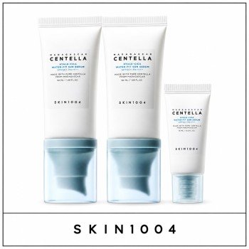 [SKIN1004] ★ Sale 5% ★ (oy) Madagascar Centella Hyalu-Cica Water-Fit Sun Serum Set (50ml*2ea+15ml) / 51350(8) / 35,000 won()