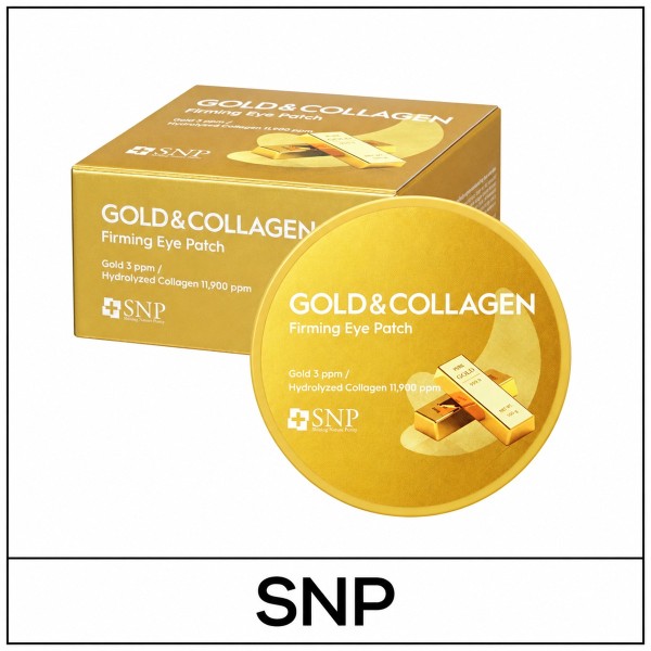 [SNP] (cu) Gold & Collagen Firming Eye Patch (1.25g*60ea) 1 Pack / (bo)07 / 0801(9) / 7,700 won(R) 