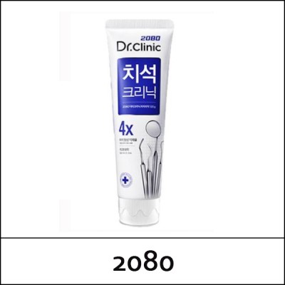 [2080] (a) 2080 Dr.Clinic Toothpaste 120g / Tartar Clinic / 치석치약 / (cu) 71/5102(8) / 1,900 won(R)
