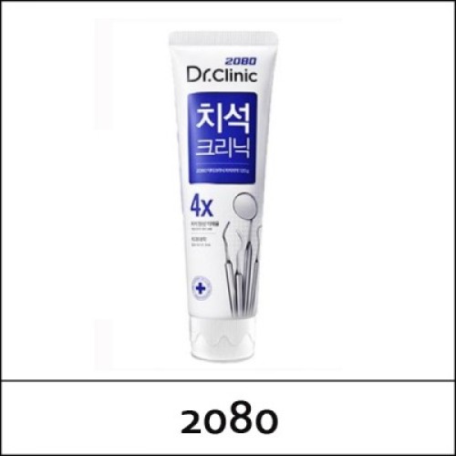 [2080] (a) 2080 Dr.Clinic Toothpaste 120g / Tartar Clinic / 치석치약 / (cu) 71/5102(8) / 1,900 won(R)