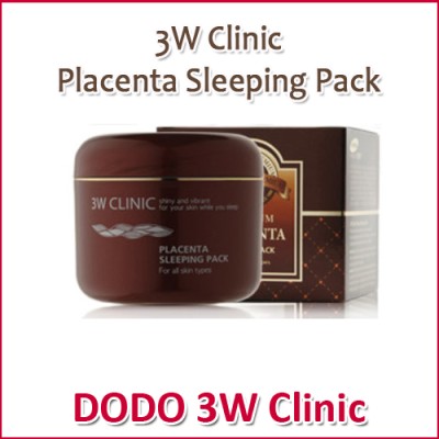 [3W Clinic] (b) Placenta Sleeping Pack 100ml / 9215(10) / 3,300 won(R) / sold out