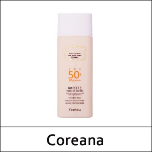 [Coreana] (bo) ORTHIA Perfect Collagen 24K Rose Gold Essence White Tone Up Cream 50ml [Tube] / EXP 2026.01 / 8799(16) / 5,300 won(R)