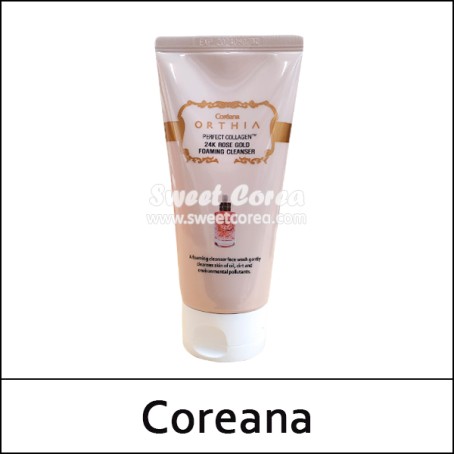 [Coreana] (a) ORTHIA Perfect Collagen 24K Rose Gold Foaming Cleanser 120ml / (bo) 33 / 0303(8) / 3,900 won(R)