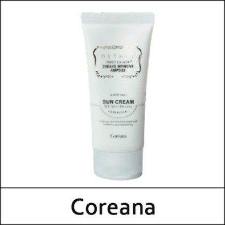 [Coreana] (bo) ORTHIA Perfect Collagen 28 days Intensive Ampoule Sun Cream 50g / EXP 2027.04 / (a) 26 / 0799(16) / 5,000 won(R)