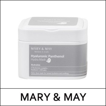 [MARY & MAY] ★ Sale 58% ★ (bo) Hyaluronic Panthenol Hydra Mask (30ea) 400g / Box 15 / (sc40) / 89(3R)415 / 25,900 won(3)