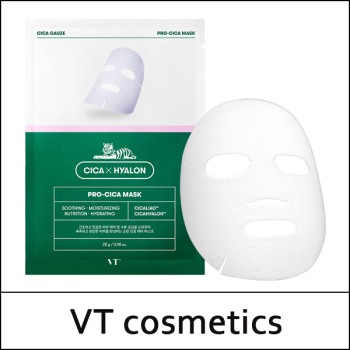 [VT Cosmetics] ★ Sale 60% ★ (jh) Pro Cica Mask (28g*6ea) 1 Pack / 9750(6) / 21,000 won(6) / S