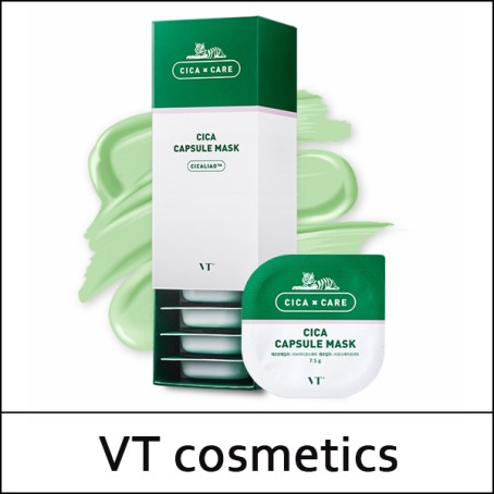 [VT Cosmetics] ★ Sale 47% ★ (bo) Cica Capsule Mask (7.5g*10ea) 1 Pack / Box 50 / 34150(7) / 28,000 won(7) / S