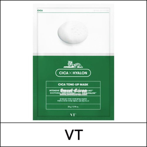 [VT Cosmetics] ★ Sale 67% ★ (bo) Cica Tone-Up Mask (28g*6ea) 1 Pack / (bp) 94 / 1501(6) / 19,000 won(6) / sold out