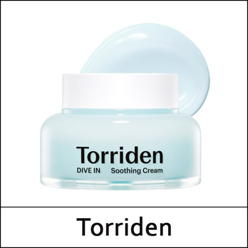 [Torriden] ★ Sale 42% ★ (a) Dive-In Soothing Cream 100ml / Box 24 / (sg)(bo) 231(21) / 531/821(7R)575 / 24,000 won(7) / S