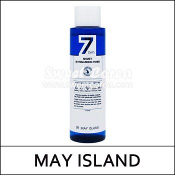 [MAY ISLAND] ★ Sale 74% ★ (s) 7 Days Secret 4D Hyaluronic Toner 155ml / Box 100 / (7R)21 / 32,000 won(7R)
