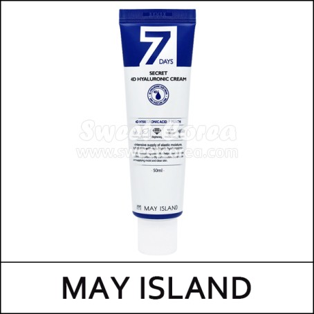 [MAY ISLAND] ★ Sale 74% ★ (s) 7 Days Secret 4D Hyaluronic Cream 50ml / Box 100 / (19R)23 / 35,000 won(19R)
