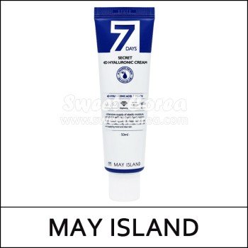 [MAY ISLAND] ★ Sale 74% ★ (s) 7 Days Secret 4D Hyaluronic Cream 50ml / Box 100 / (19R)23 / 35,000 won(19R)