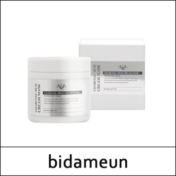 [bidameun] ★ Sale 44% ★ (jj) Charcoal Mud Cream Mask 220ml / Wash-Off Pack / 40201(4) / 40,000 won(4)