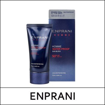 [Enprani] ★ Sale 74% ★ (a) Homme Water Proof Sun Block 70ml / SPF50+ PA++++ / 0650(15) / 25,000 won(15)