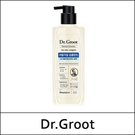 [Dr,Groot] ★ Sale 50% ★ (s) Derma Solution Anti-Dandruff Deep Cleansing Shampoo 400ml / Hair Loss Control and Anti-Dandruff / 비듬각질 / 53101(0.7) / 30,000 won(0.7)