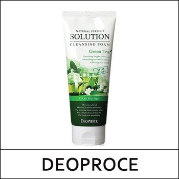 [DEOPROCE][Green Edition] (ov) Natural Perfect Solution Cleansing Foam Green Tea  170g / 2204(7) / 3,000 won(R)