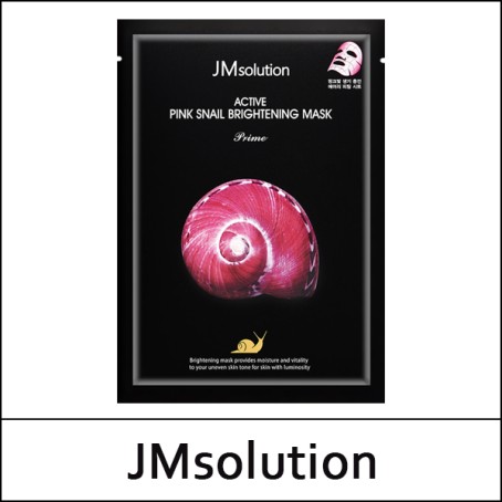 [JMsolution] JM solution (bo) Active Pink Snail Brightening Mask [Prime] (30ml*10ea) 1 Pack / Box 40 / (j) 24(83)15(3) / 4,900 won(R)