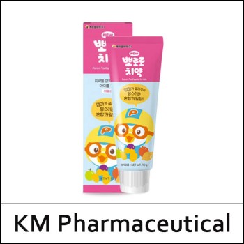 [KM Pharmaceutical] (sg) Pororo Toothpaste for Kids [Mixed Fruit] 90g / (j)+100 / 31(21)15(12) / 1,700 won(R)
