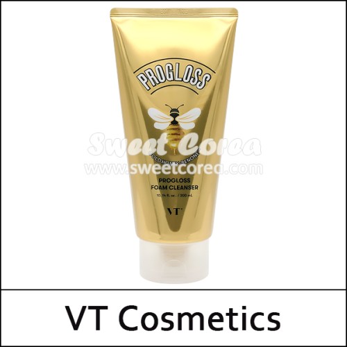 [VT Cosmetics] ★ Sale 55% ★ (bo) Progloss Foam Cleanser 300ml / Gold Honey-Benone™ / Box 38 / 7515(5) / 15,000 won(5) / Sold Out