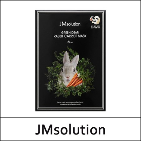 [JMsolution] (j) Green Dear Rabbit Carrot Mask (30ml*10ea) 1 Pack / (bo) 44 / 24(83)15(3) / 5,000 won(R)