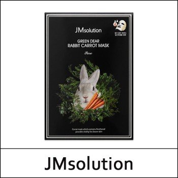 [JMsolution] (j) Green Dear Rabbit Carrot Mask (30ml*10ea) 1 Pack / (bo) 44 / 24(83)15(3) / 5,000 won(R)
